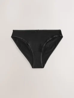 Zwart - Full Briefs Cotton Knickers 10 Pack*Next Sale
