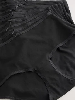 Zwart - Full Briefs Cotton Knickers 10 Pack*Next Discount