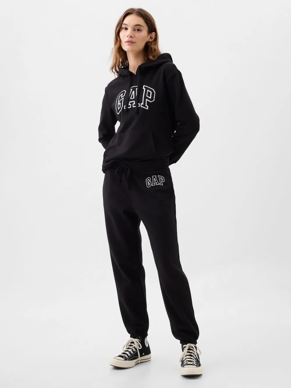 - joggingbroek met logo en rechte pijpen*Gap Sale