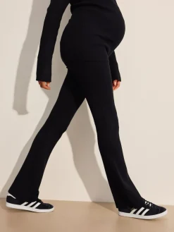 Zwart - Gebreide zwangerschapsbroek*Next Best