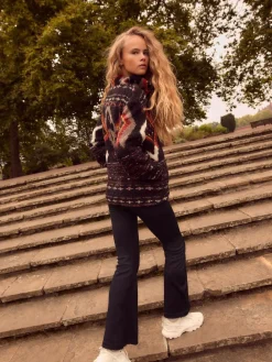 - Geribbelde kickflare leggings*Next