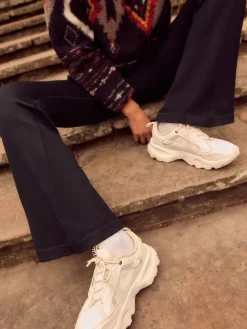 - Geribbelde kickflare leggings*Next