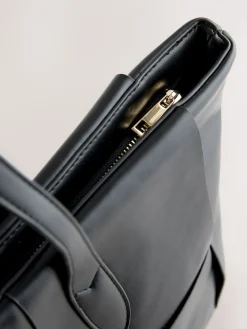 Zwart - Gevlochten schoudertas*Next New