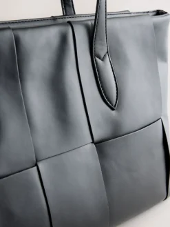 Zwart - Gevlochten schoudertas*Next New