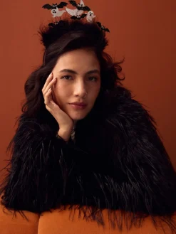 Zwart - Halloween-vliegende-vleermuizen-haarband*Next Best