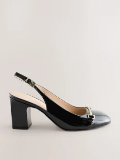 - Hardware Slingback Block Heels*Next Outlet