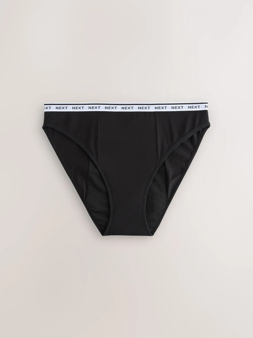 Zwart - Heavy Flow Full Briefs Cotton Period Knickers 4 Pack*Next New