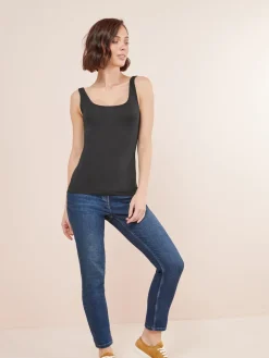 Zwart - Hemdje met brede bandjes*Next Sale