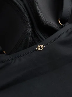 - High Neck Keyhole Tummy Control Swimsuit*Next Clearance