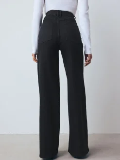 - High Rise FlexiFit Stretch Pull On Wide Leg Jeans*Next Sale