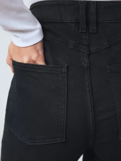 - High Rise FlexiFit Stretch Pull On Wide Leg Jeans*Next Sale