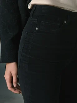 - High Rise Velvet Cord Flare Jeans*Next Discount