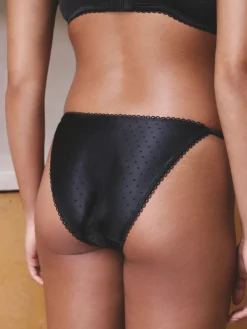 - High Shine Spot Tanga Knickers*Next