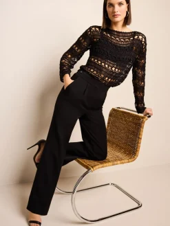 Zwart - Hourglass broek op maat*Next Hot