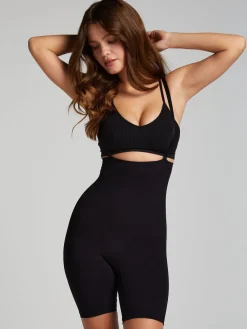 - naadloze verbeterende dijenafslankende Shapewear bodysuit van 100% katoen*Hunkemoller Sale