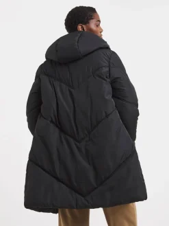 - Mid Length Padded Coat With Hood*JD Williams Hot