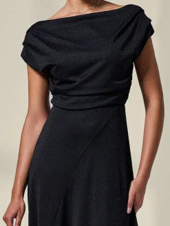 - Asymmetric Draped Midi Dress*Jolie Moi Sale