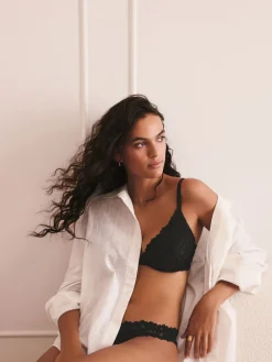 Zwart - Kanten ultieme comfortabele beha*Next Sale