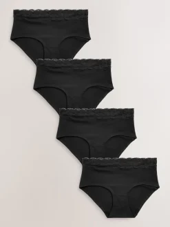 - Katoenen kanten slipjes 4 stuks*Next Clearance