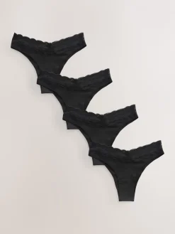 - Katoenen kanten slipjes 4 stuks*Next Outlet