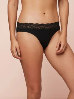 Zwart - Katoenen kanten slipjes 4 stuks*Next Best