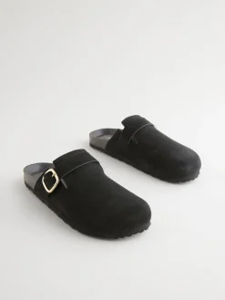 Zwart - Klompen met leren voetbed*Next Sale