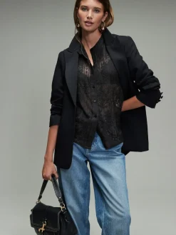 - Lace Half Sleeve Blouse*Next Online