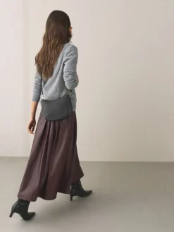 - Leather Scoop Cross-Body Bag*Next Hot