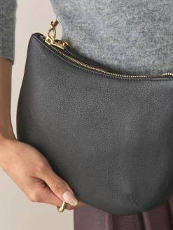 - Leather Scoop Cross-Body Bag*Next Hot