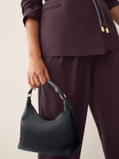 - Leather Scooped Hand Held Bag*Next Clearance