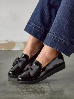 - Cathy loafers met plateauzool en grote strik*Linzi Clearance