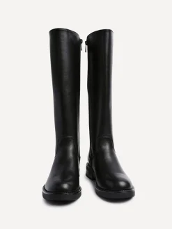 Zwart - League High Leg Boots with Gusset Back*Linzi Sale