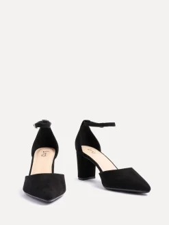 Zwart - Leona pumps met blokhak en dichte hiel*Linzi