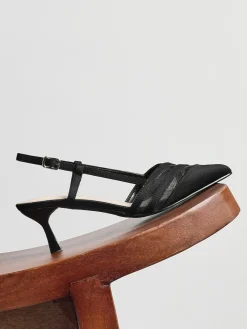 - Milan mesh pumps met hakken*Linzi New