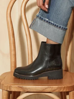 - Navigate Croc Mix Wedge Ankle Boots*Linzi Discount