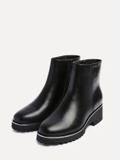 - Navigate Croc Mix Wedge Ankle Boots*Linzi Discount