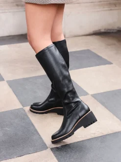 - Resist Stretch High Leg Wedge Boots*Linzi Best