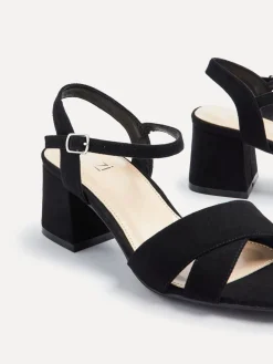 - Vivian sandalen met hak en bandje aan de voorkant met brede pasvorm*Linzi Discount