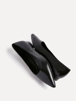 - Wide Fit Compete Pointed Toe Ballet Flat Shoes*Linzi Online