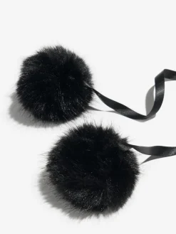 - Faux Fur Trapper Hat with Poms*Lipsy Clearance