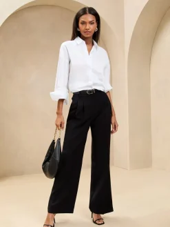 Zwart - premium broek met wijde pijpen*Lipsy Hot