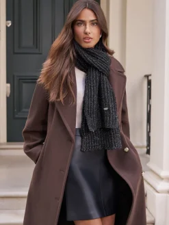 - Shimmer Ribbed Scarf*Lipsy New