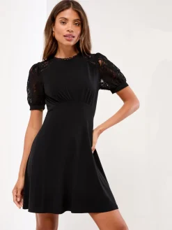 - Short Sleeve Underbust Mini Jersey Dress*Lipsy New