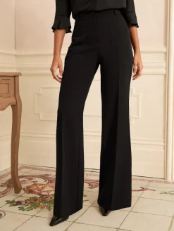 - - Kick flare broek met opgestikte zakken*Love & Roses Best