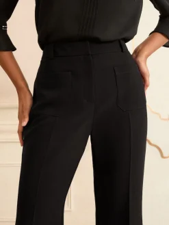 - - Kick flare broek met opgestikte zakken*Love & Roses Best