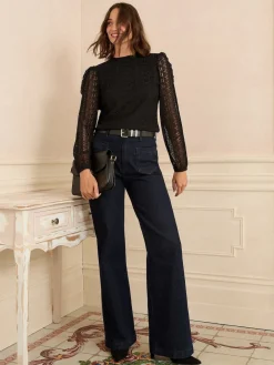 - Long Sleeve Lace Top*Love & Roses Discount