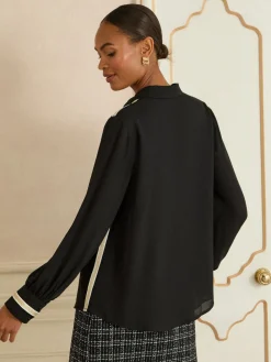 - overhemd met knopen en lange mouwen*Love & Roses Online