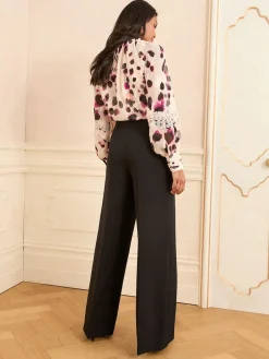 - Wide Button Leg Trousers*Love & Roses Best