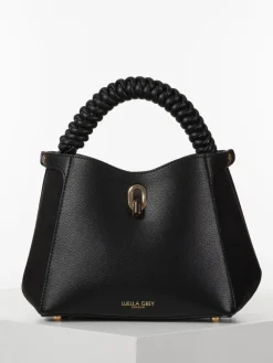 - Catherine Woven Handle Cross-Body Bag*Luella Grey New