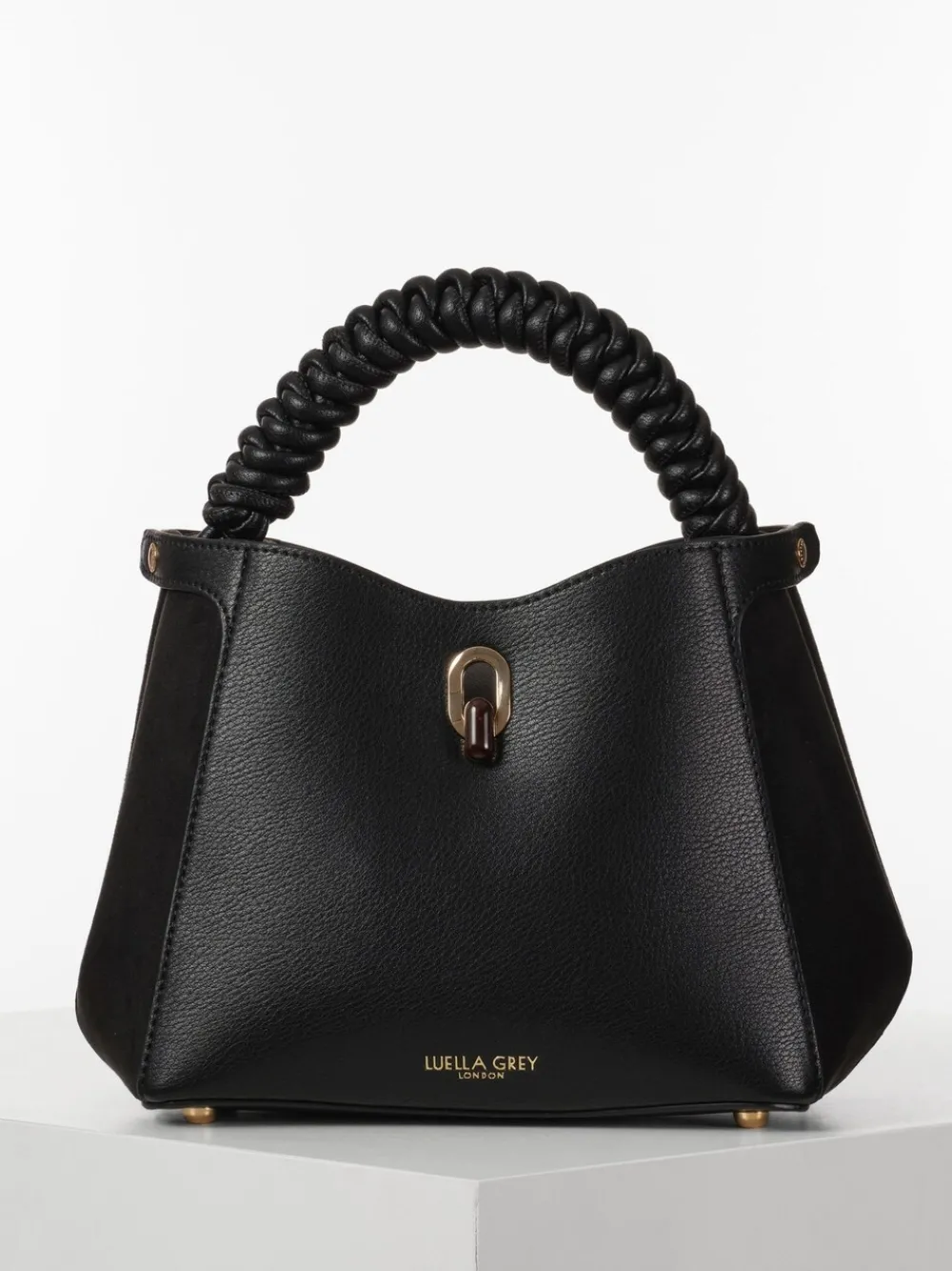 - Catherine Woven Handle Cross-Body Bag*Luella Grey New